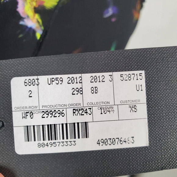 NEW Alexander McQueen SZ XS Black Butterfly Ruched Cocktail Dress 2012 Bodycon - Picture 9 of 12